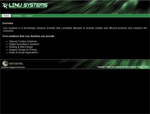 Tablet Screenshot of linusystems.net